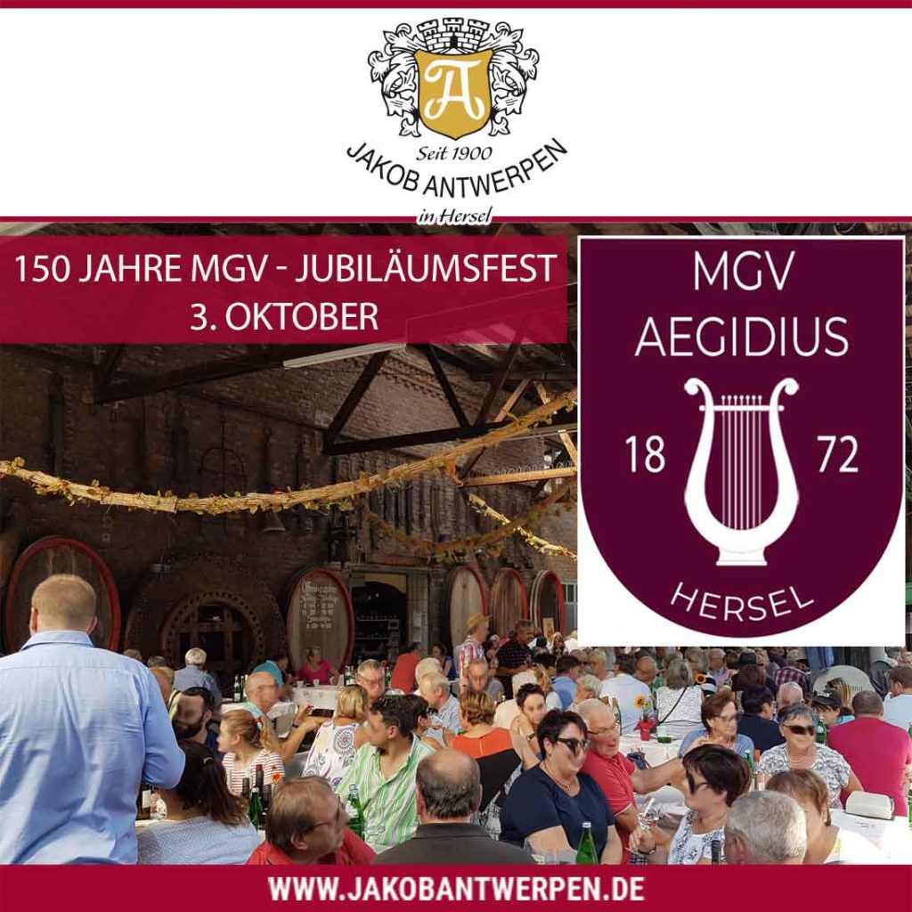 150 Jahre MGV Jubiläumsfest - 3. Oktober 22