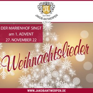 Der Marienhof singt # am 1. Advent -  27. November 2022