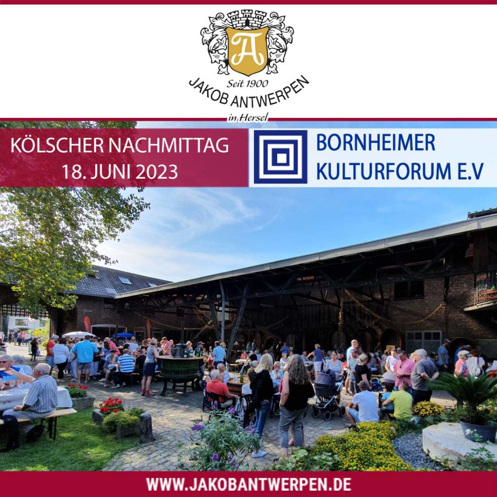 Kölscher Nachmittag # Bornheimer Kulturforum - 18. Juni 2023