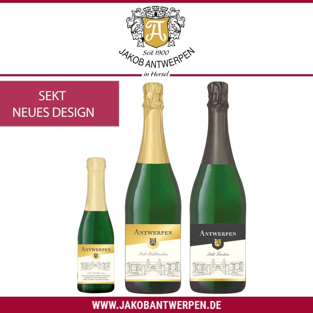 Neues Design beim Sekt