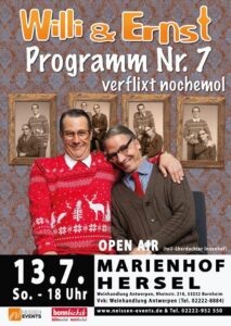 Willi & Ernst: „Programm Nr. 7 – Verflixt nochemol“!