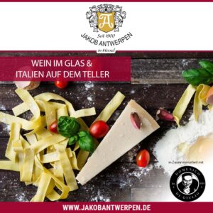 Italienisches Menü mit Weinprobe 13. September