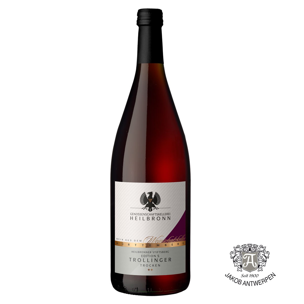 "Edition S" Heilbronner Stiftsberg Trollinger trocken "Edition S" Heilbronner Stiftsberg Trollinger trocken