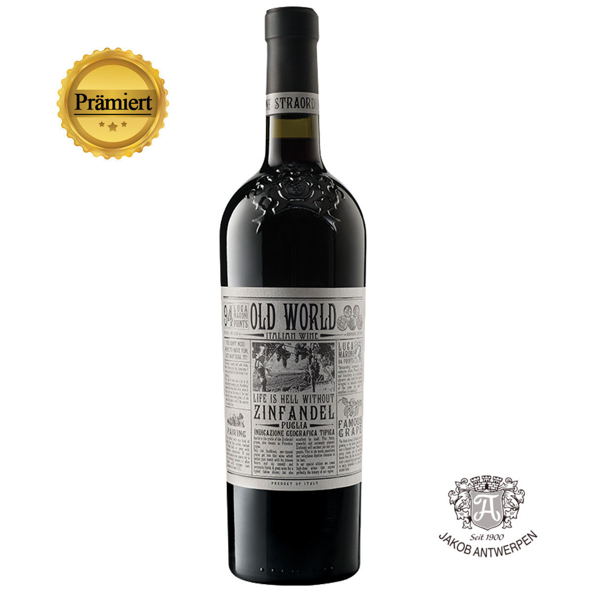 2024 Old World Zinfandel (Primitivo)